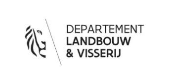 Logo Flemish Department of Agriculture and Fisheries, BW half lion face